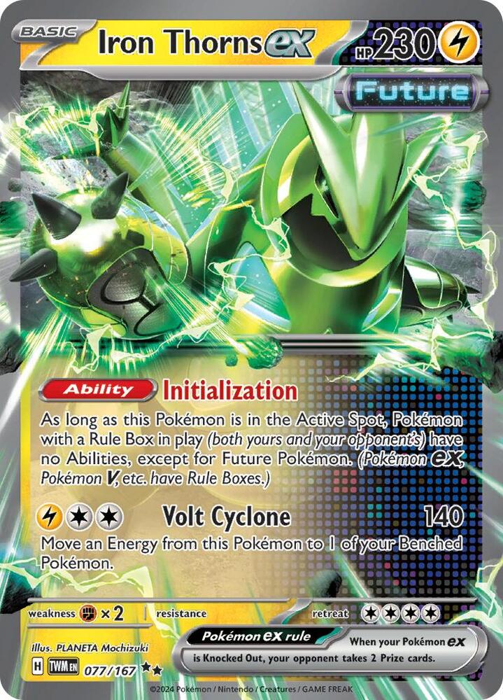 Iron Thorns ex 077/167 (SV06: Twilight Masquerade)  - Holofoil | Good Games Adelaide SA
