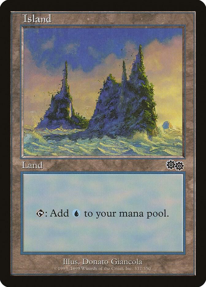 Island 337 337 (Urza's Saga)  | Good Games Adelaide SA