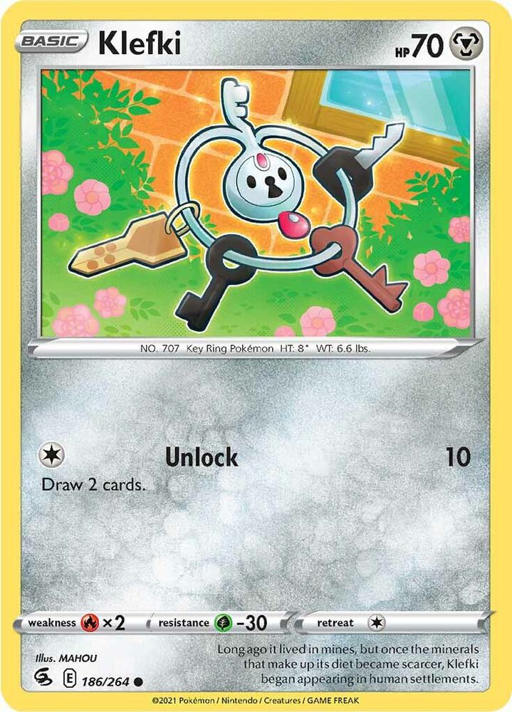 Klefki 186/264 (SWSH08: Fusion Strike)  | Good Games Adelaide SA