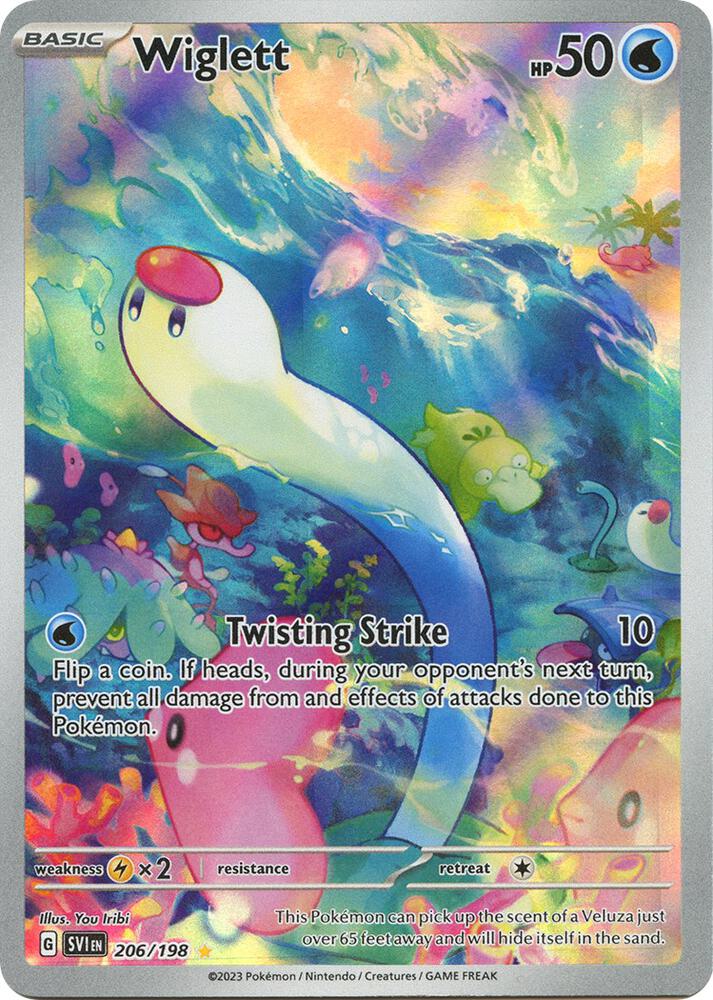 Wiglett 206 198 206/198 (SV01: Scarlet & Violet Base Set)  - Holofoil | Good Games Adelaide SA