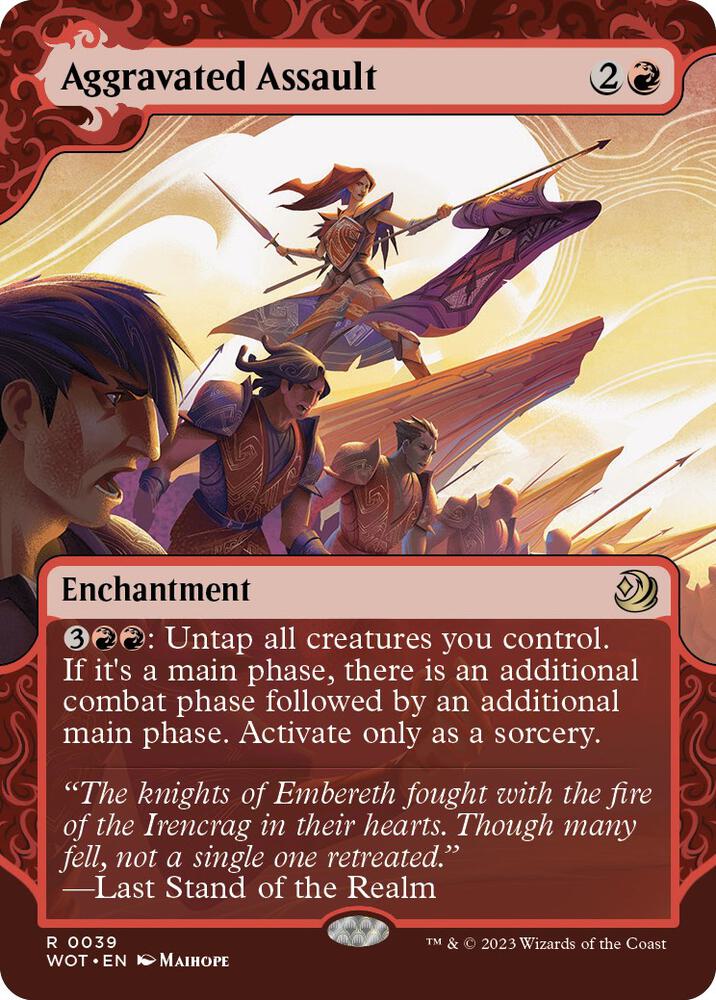 Aggravated Assault 39 (Wilds of Eldraine: Enchanting Tales)  - Showcase | Good Games Adelaide SA