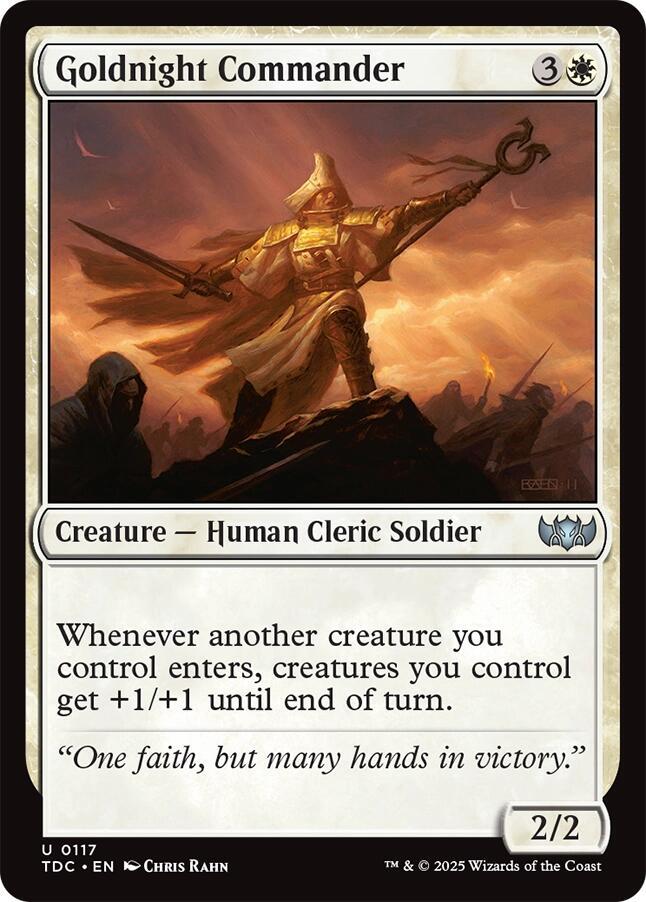 Goldnight Commander 117 (Commander: Tarkir: Dragonstorm)  | Good Games Adelaide SA