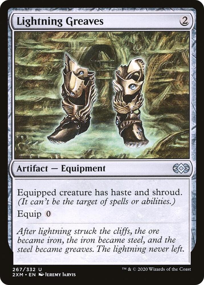 Lightning Greaves 267 (Double Masters)  - Foil | Good Games Adelaide SA