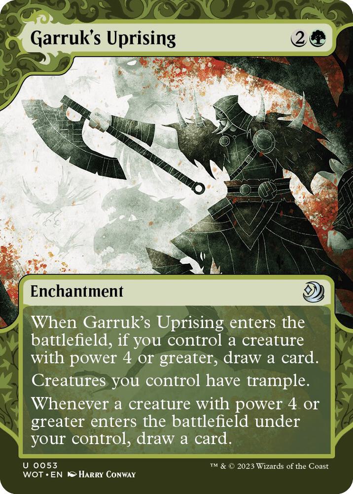 Garruk's Uprising 53 (Wilds of Eldraine: Enchanting Tales)  - Showcase | Good Games Adelaide SA
