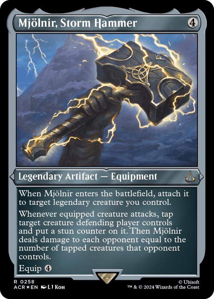 Mjölnir, Storm Hammer 258 (Universes Beyond: Assassin's Creed)  - Foil | Good Games Adelaide SA