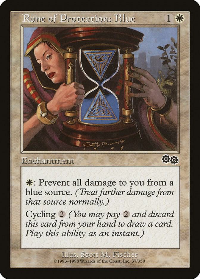 Rune of Protection: Blue 37 (Urza's Saga)  | Good Games Adelaide SA