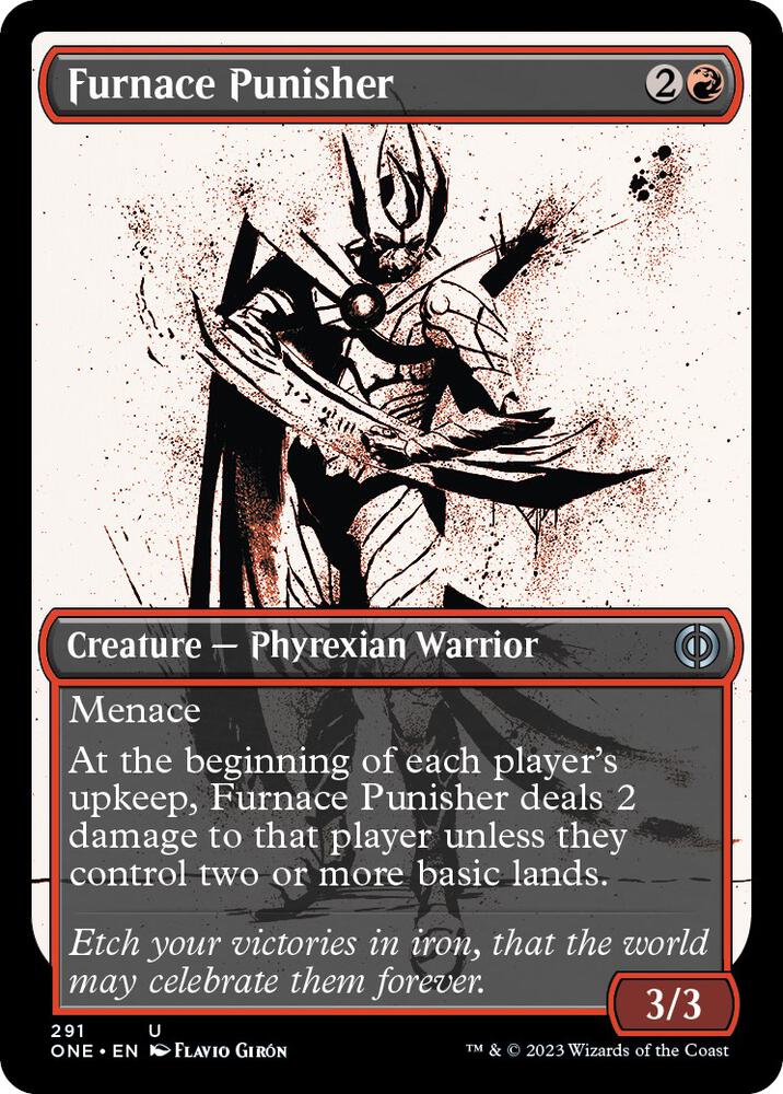 Furnace Punisher 291 (Phyrexia: All Will Be One)  - Showcase | Good Games Adelaide SA