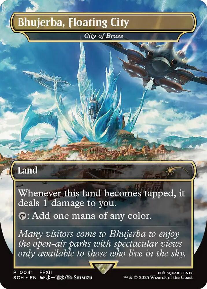 Bhujerba Floating City// City of Brass 41 (Game Day & Store Championship Promos)  - Borderless Foil | Good Games Adelaide SA