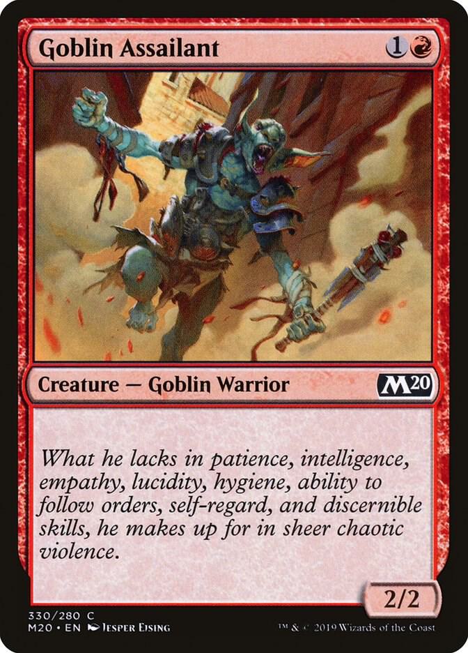 Goblin Assailant 330 (Core Set 2020)  | Good Games Adelaide SA