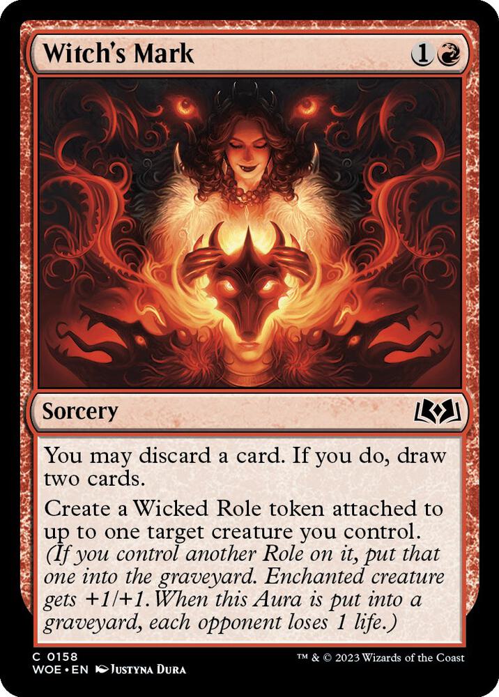 Witchs Mark 158 (Wilds of Eldraine)  | Good Games Adelaide SA