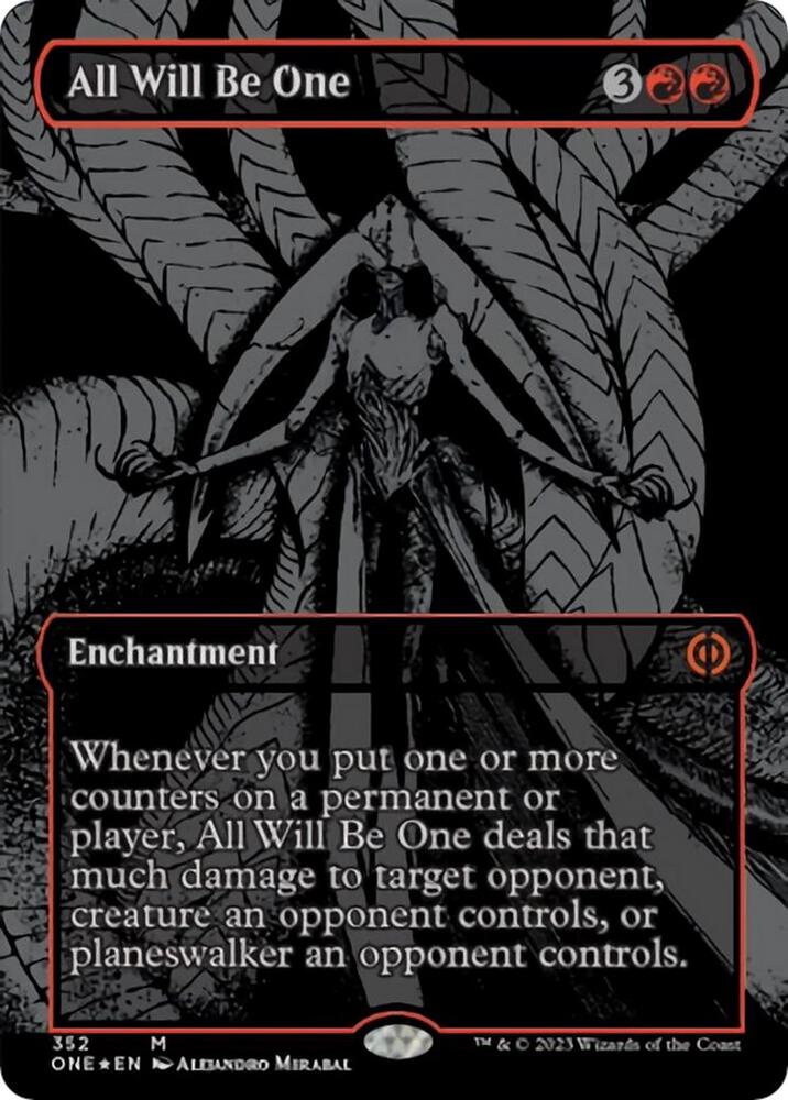All Will Be One Oil Slick Raised Foil 352 (Phyrexia: All Will Be One)  - Foil | Good Games Adelaide SA