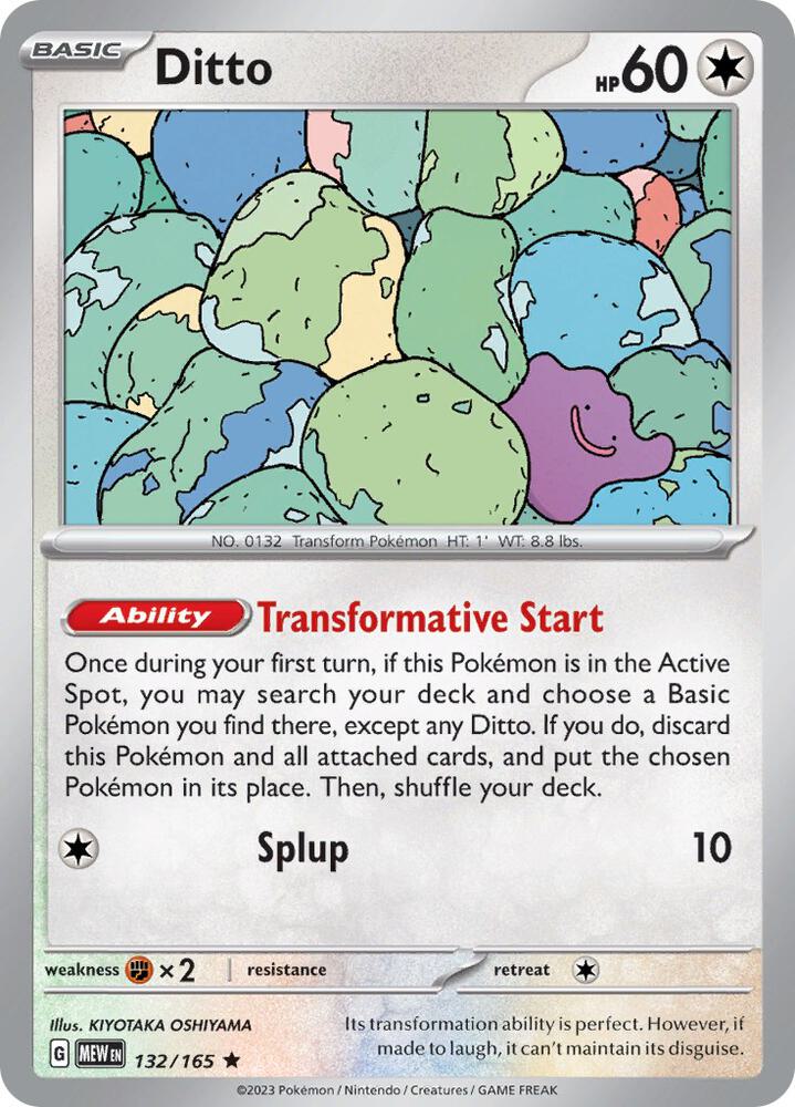 Ditto 132/165 (SV: Scarlet & Violet 151)  - Holofoil | Good Games Adelaide SA