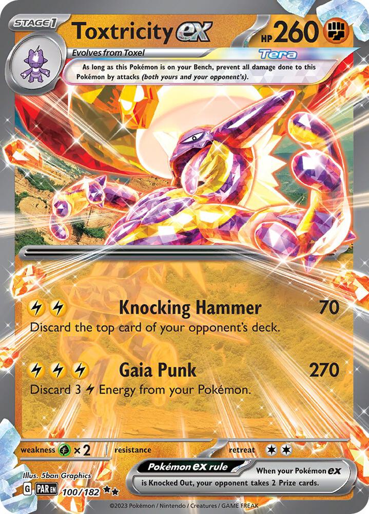 Toxtricity ex 100/182 (SV04: Paradox Rift)  - Holofoil | Good Games Adelaide SA