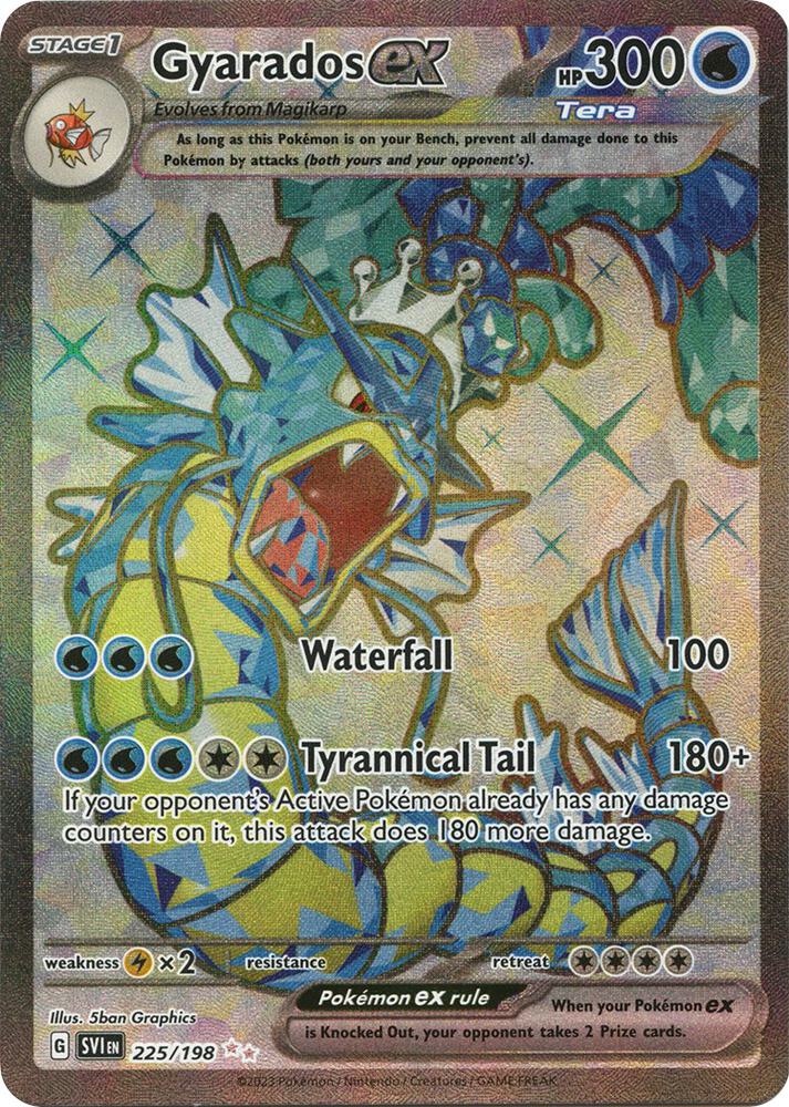 Gyarados ex 225 198 225/198 (SV01: Scarlet & Violet Base Set)  - Holofoil | Good Games Adelaide SA