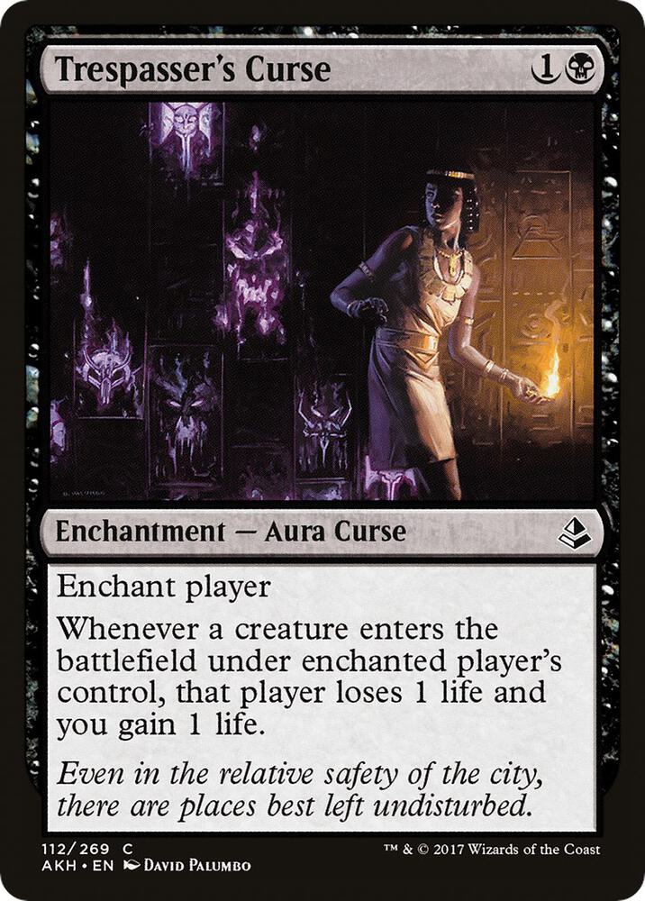 Trespassers Curse 112 (Amonkhet)  - Foil | Good Games Adelaide SA