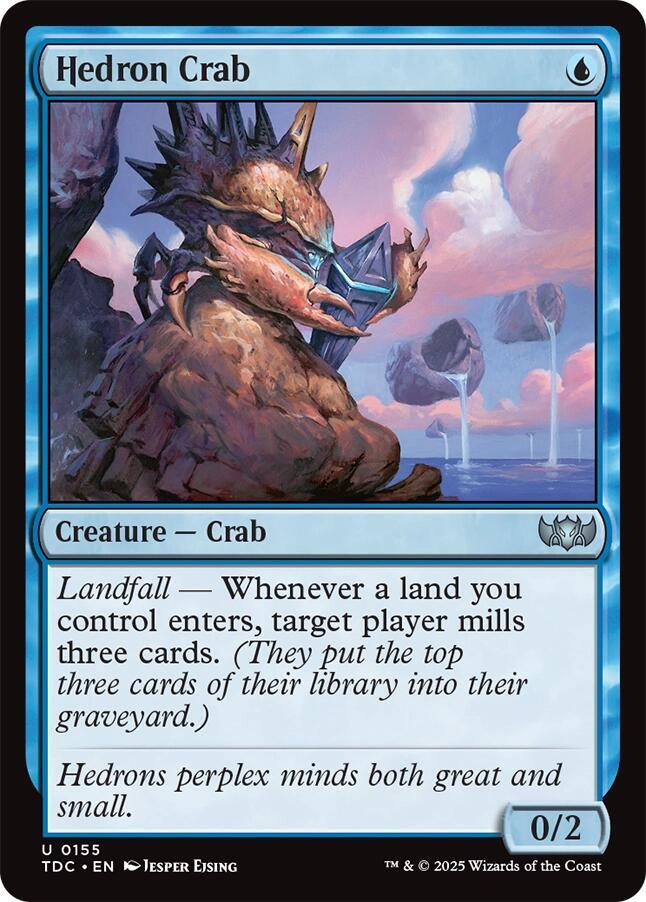 Hedron Crab 155 (Commander: Tarkir: Dragonstorm)  | Good Games Adelaide SA