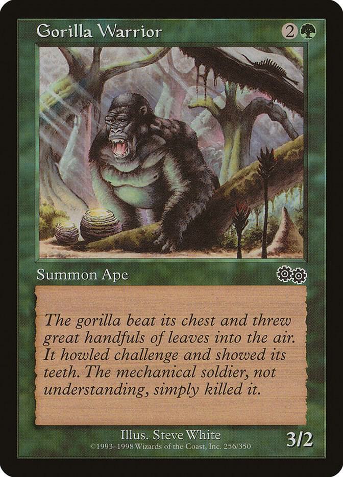 Gorilla Warrior 256 (Urza's Saga)  | Good Games Adelaide SA
