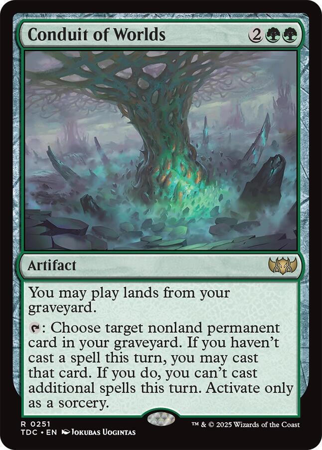 Conduit of Worlds 251 (Commander: Tarkir: Dragonstorm)  | Good Games Adelaide SA
