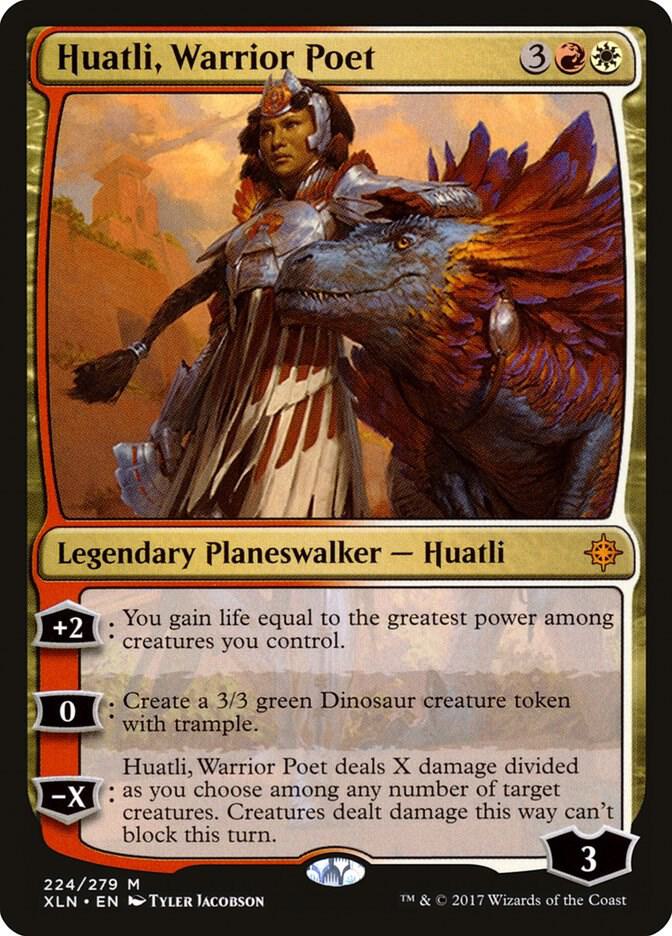 Huatli Warrior Poet 224 (Ixalan)  - Foil | Good Games Adelaide SA
