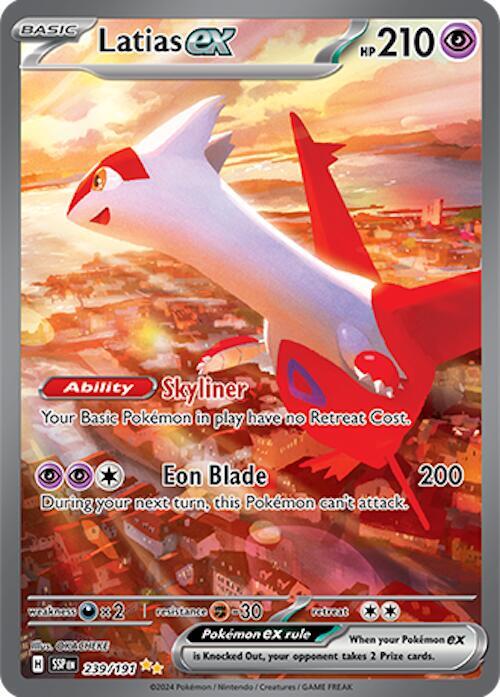 Latias ex 239/191 (SV08: Surging Sparks)  - Holofoil | Good Games Adelaide SA