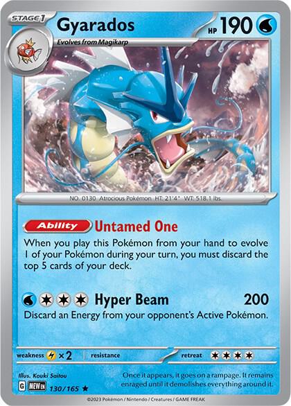 Gyarados 130/165 (SV: Scarlet & Violet 151)  - Holofoil | Good Games Adelaide SA