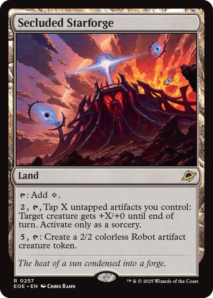 Secluded Starforge 257 (Edge of Eternities)  - Foil | Good Games Adelaide SA