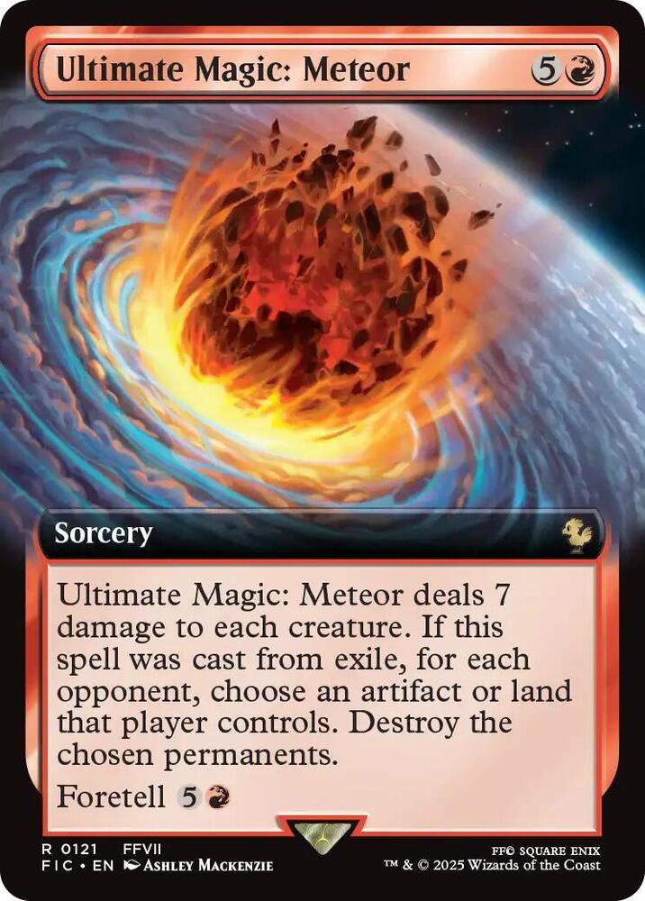 Ultimate Magic Meteor  121 (Commander: FINAL FANTASY)  | Good Games Adelaide SA