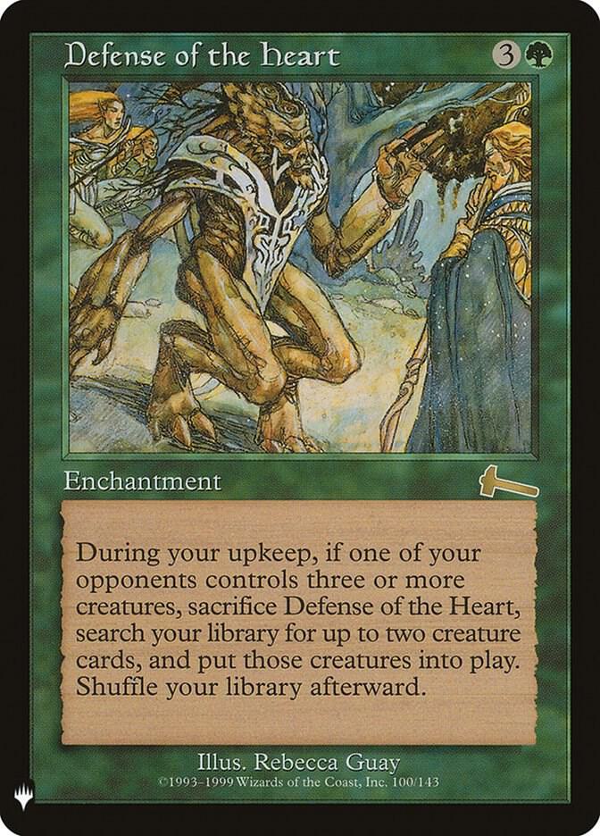 Defense of the Heart 100 (The List Reprints)  | Good Games Adelaide SA