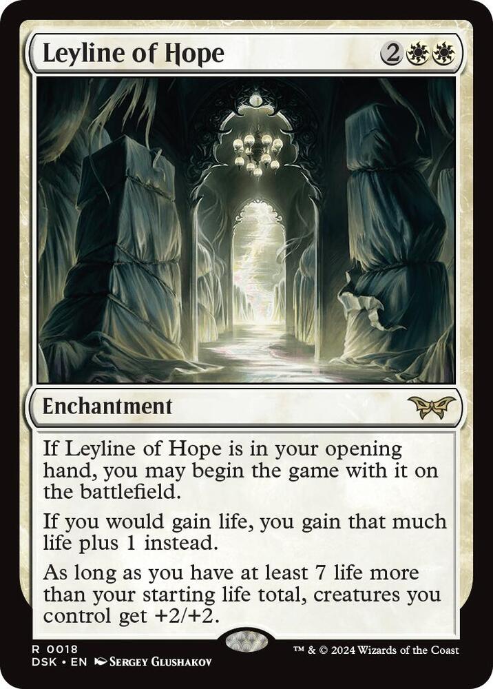Leyline of Hope 18 (Duskmourn: House of Horror)  - Foil | Good Games Adelaide SA