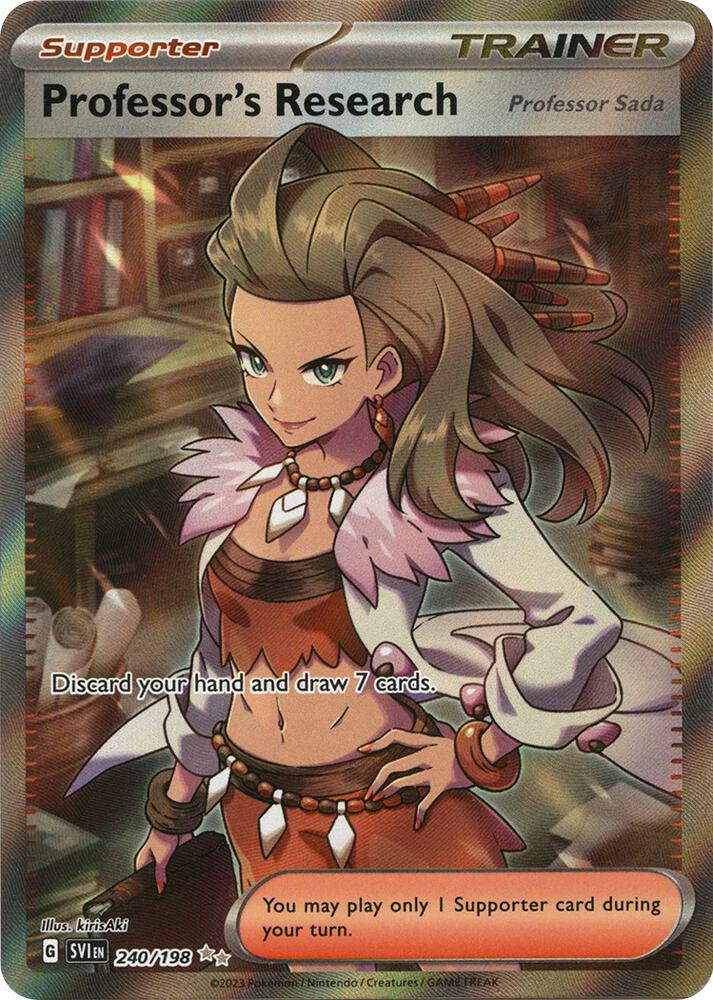 Professor's Research  240/198 (SV01: Scarlet & Violet Base Set)  - Holofoil | Good Games Adelaide SA