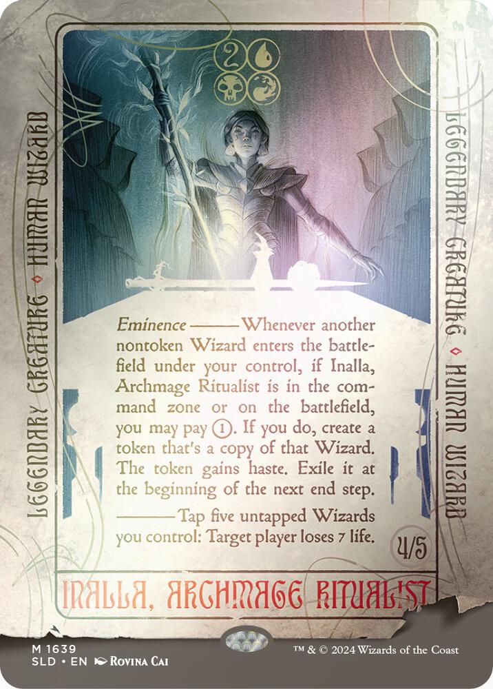 Inalla Archmage Ritualist Rainbow Foil 1639 (Secret Lair Drop Series)  - Foil | Good Games Adelaide SA