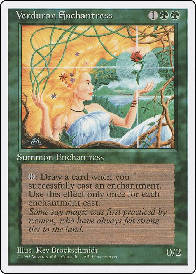Verduran Enchantress  (Fourth Edition)  | Good Games Adelaide SA