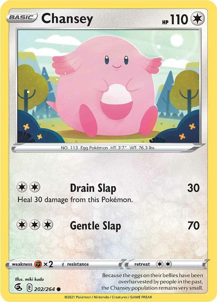 Chansey 202/264 (SWSH08: Fusion Strike)  | Good Games Adelaide SA