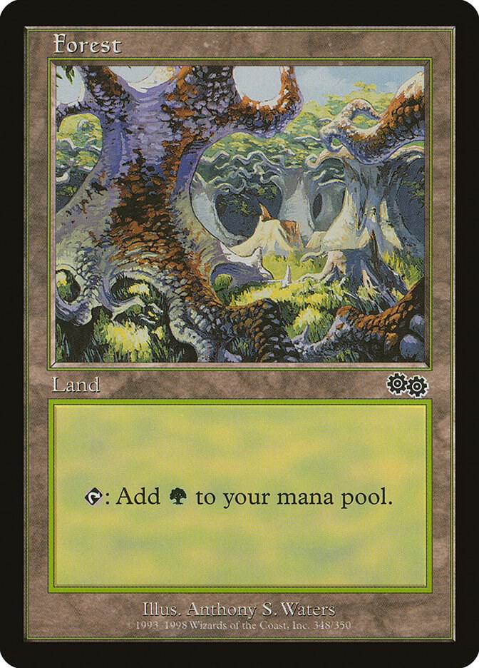 Forest 348 348 (Urza's Saga)  | Good Games Adelaide SA