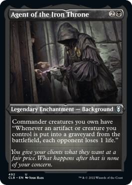 Agent of the Iron Throne Foil Etched 492 (Commander Legends: Battle for Baldur's Gate)  - Foil | Good Games Adelaide SA