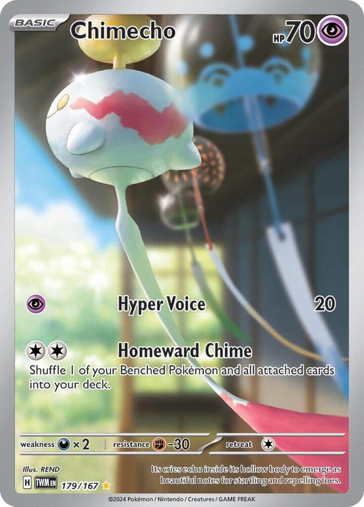 Chimecho 179/167 (SV06: Twilight Masquerade)  - Holofoil | Good Games Adelaide SA
