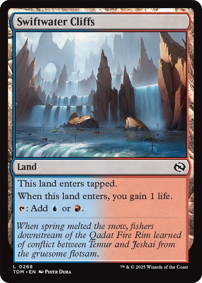 Swiftwater Cliffs 268 (Tarkir: Dragonstorm)  | Good Games Adelaide SA