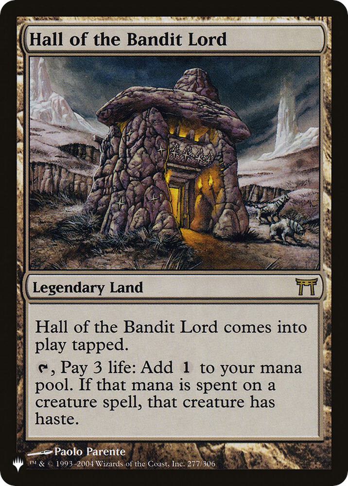 Hall of the Bandit Lord 277/306 (The List Reprints)  | Good Games Adelaide SA