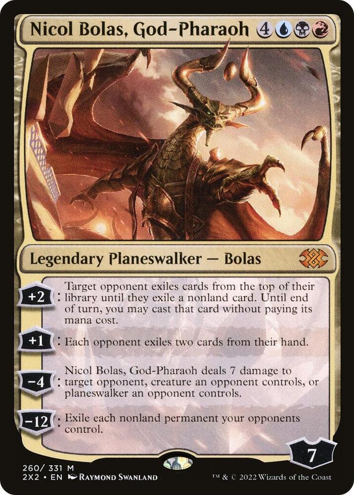 Nicol Bolas God Pharaoh 260 (Double Masters 2022)  - Foil | Good Games Adelaide SA