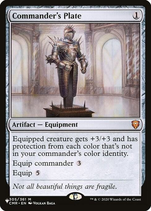 Commanders Plate 305/361 (The List Reprints)  | Good Games Adelaide SA