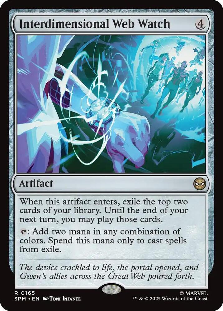 Interdimensional Web Watch 165 (Marvel's Spider-Man)  - Foil | Good Games Adelaide SA