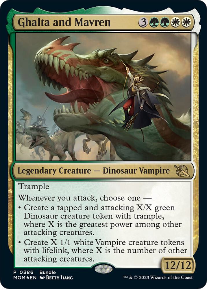 Ghalta and Mavren MOM Bundle 386 (Unique and Miscellaneous Promos)  - Foil | Good Games Adelaide SA