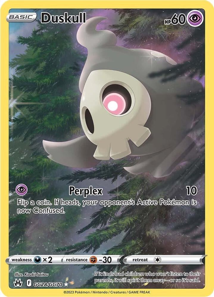 Duskull GG28/GG70 (Crown Zenith: Galarian Gallery)  - Holofoil | Good Games Adelaide SA