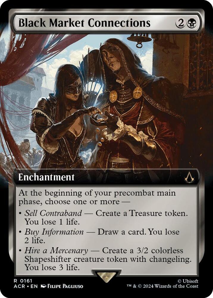 Black Market Connections 161 (Universes Beyond: Assassin's Creed)  - Foil | Good Games Adelaide SA