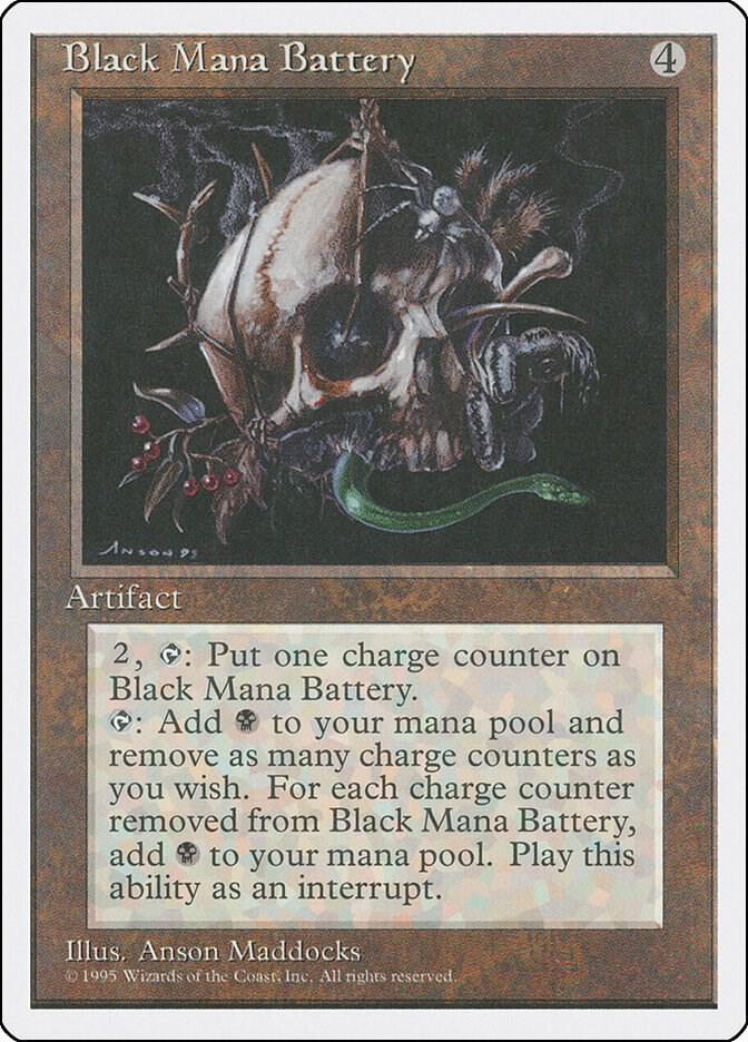 Black Mana Battery  (Fourth Edition)  | Good Games Adelaide SA