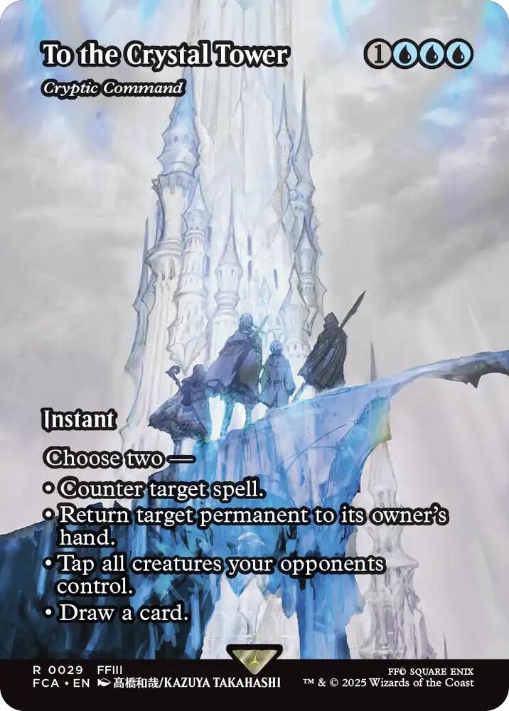 To the Crystal Tower Cryptic Command  29 (FINAL FANTASY: Through the Ages)  - Foil | Good Games Adelaide SA