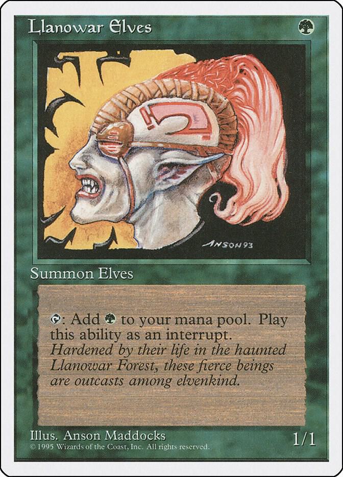 Llanowar Elves 145 (Fourth Edition)  | Good Games Adelaide SA