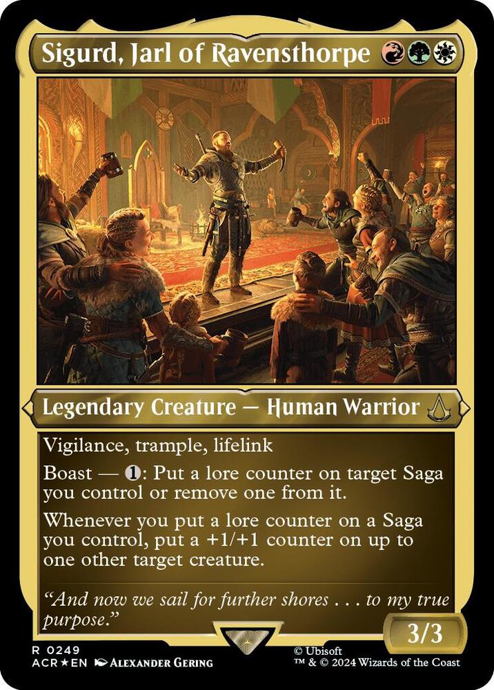 Sigurd, Jarl of Ravensthorpe 249 (Universes Beyond: Assassin's Creed)  - Foil | Good Games Adelaide SA