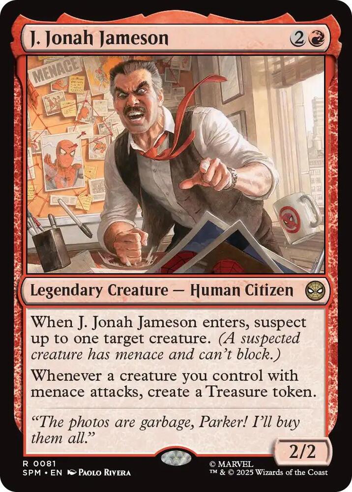 J. Jonah Jameson 81 (Marvel's Spider-Man)  - Foil | Good Games Adelaide SA