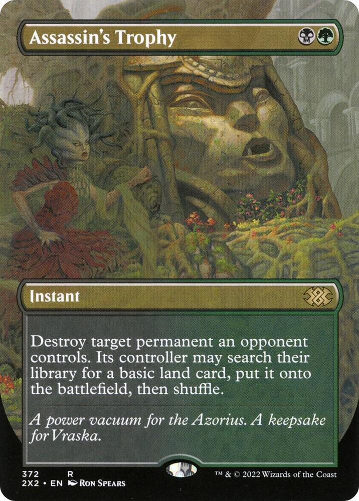 Assassins Trophy Borderless 372 (Double Masters 2022)  - Foil | Good Games Adelaide SA